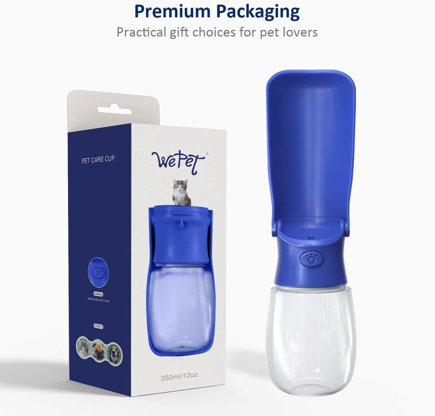 WePet Foldable Portable Dog Water Bottle