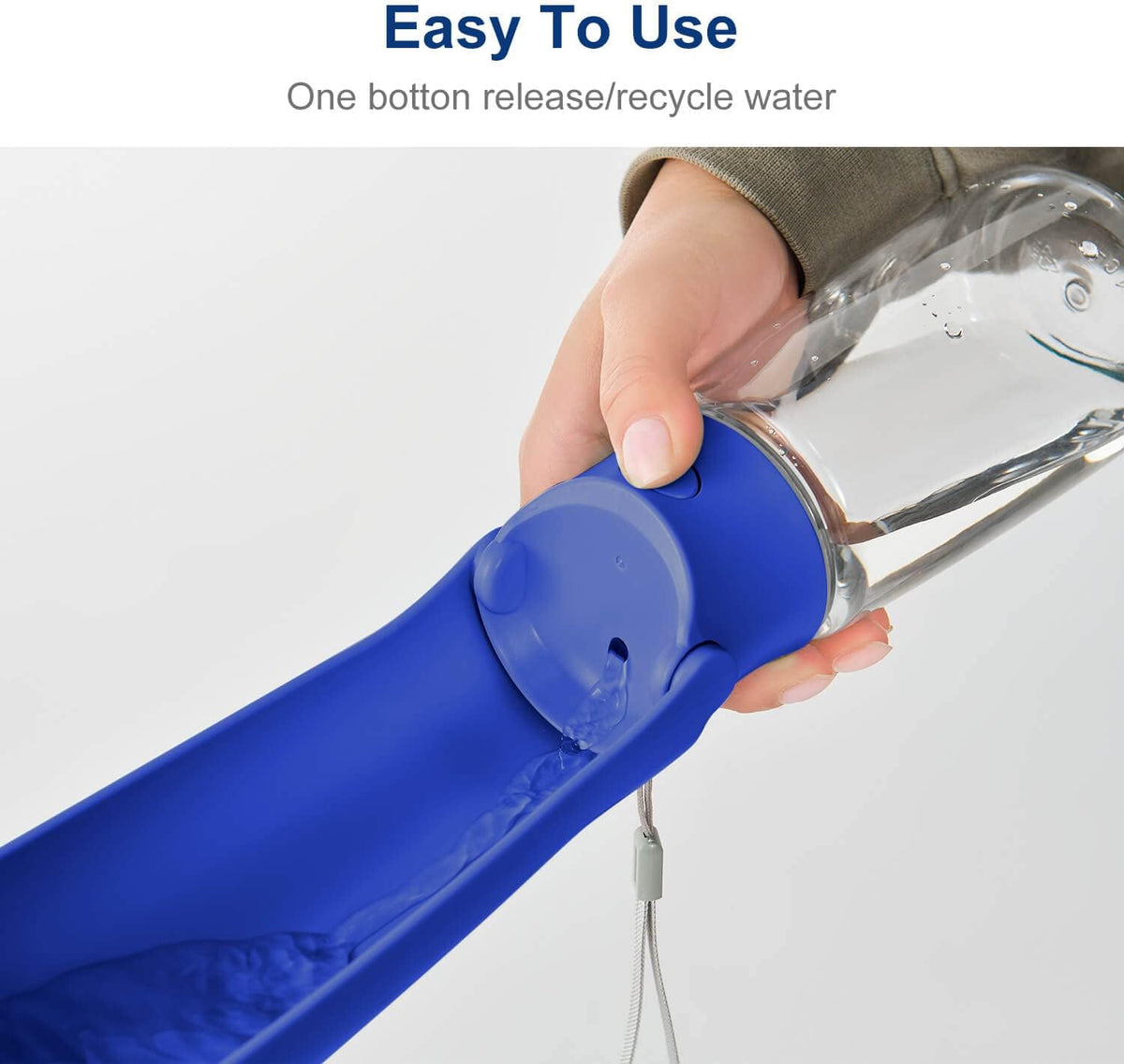 WePet Foldable Portable Dog Water Bottle