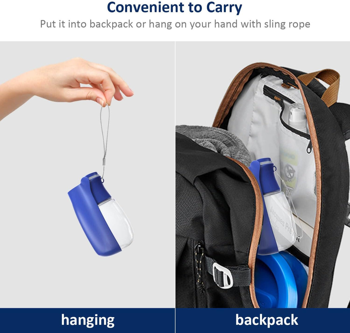 WePet Foldable Portable Dog Water Bottle